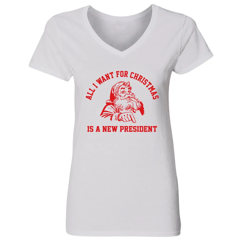 Women's V-neck T-shirt TSVW709