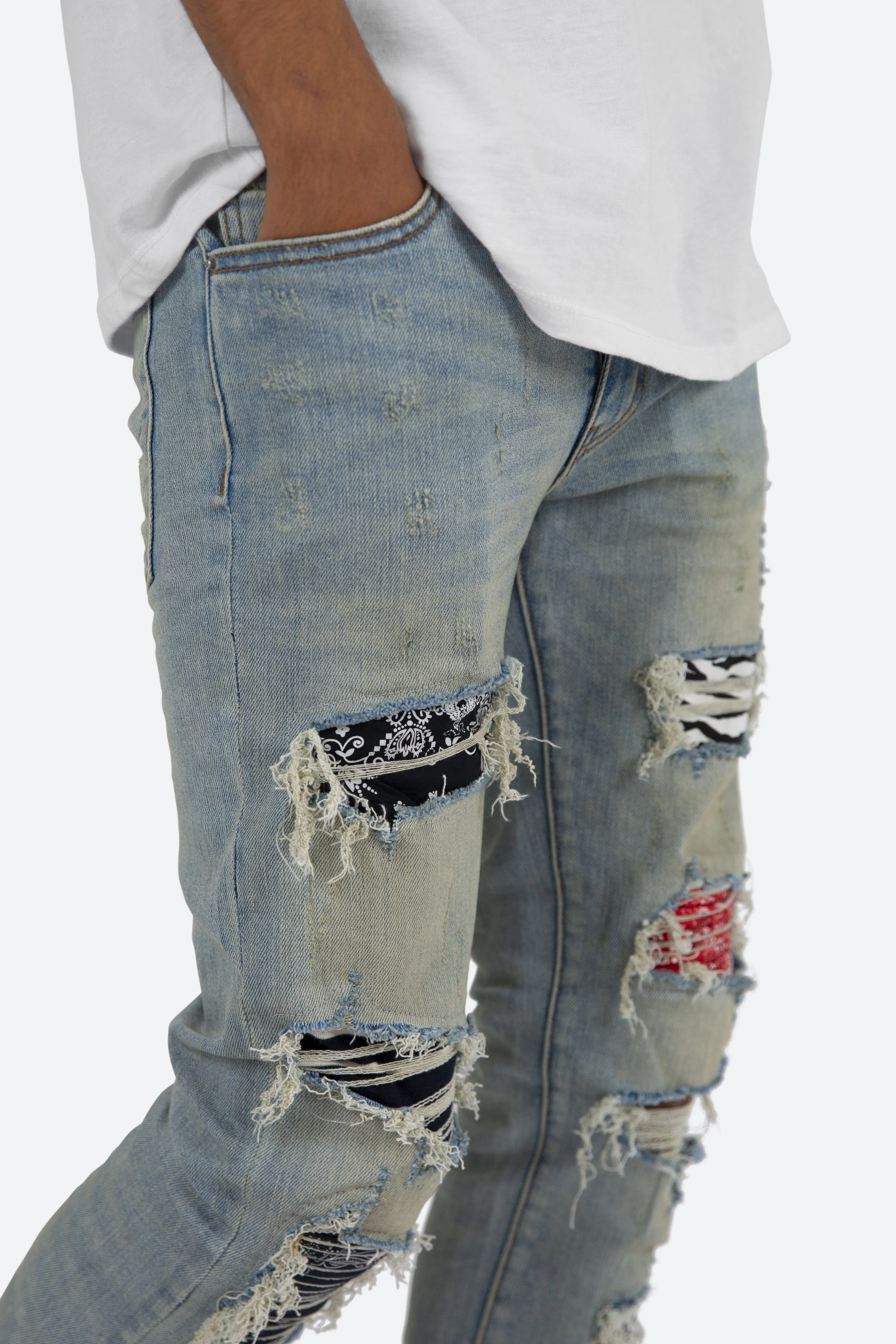 X214 Stretch Denim - Blue