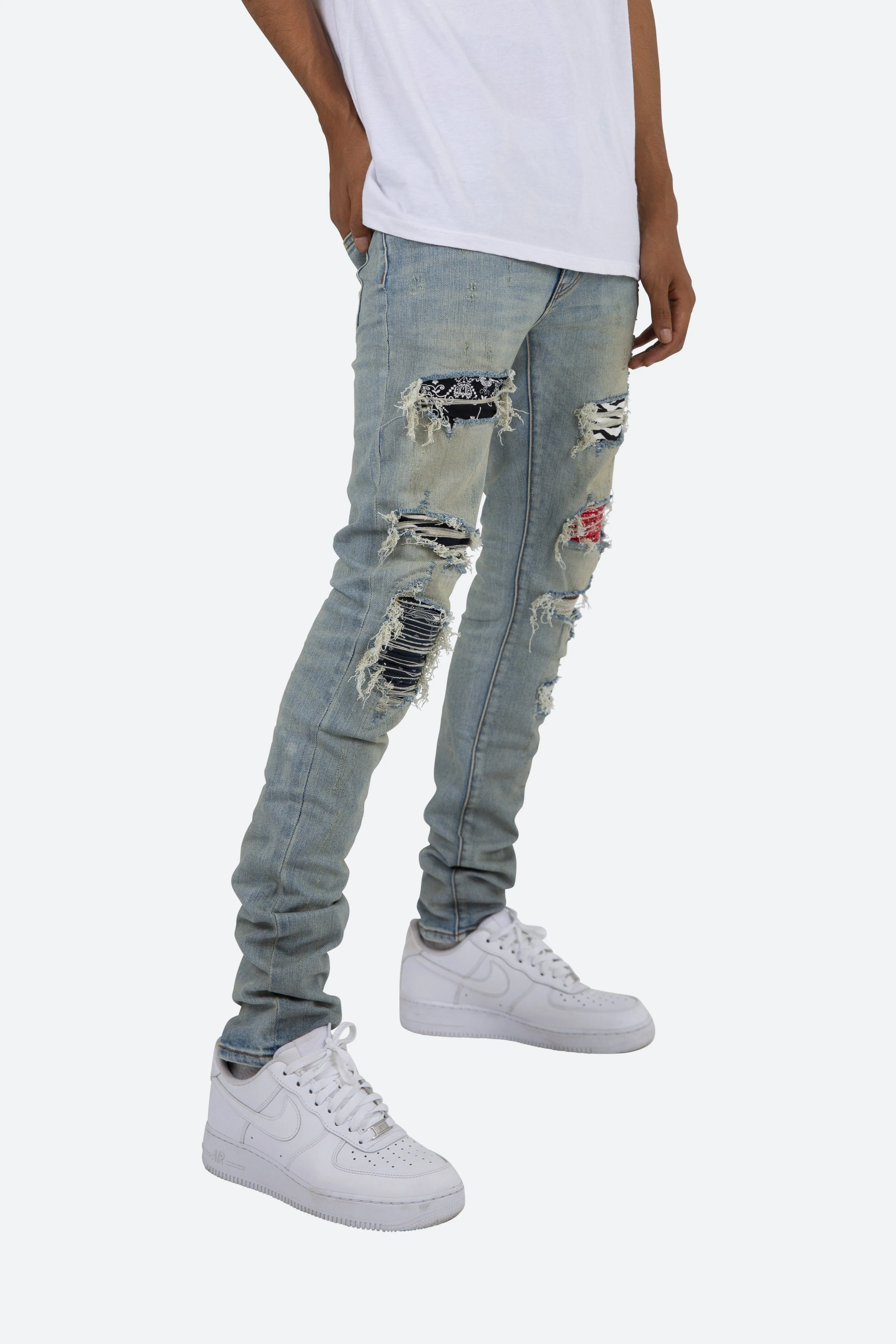 X214 Stretch Denim - Blue