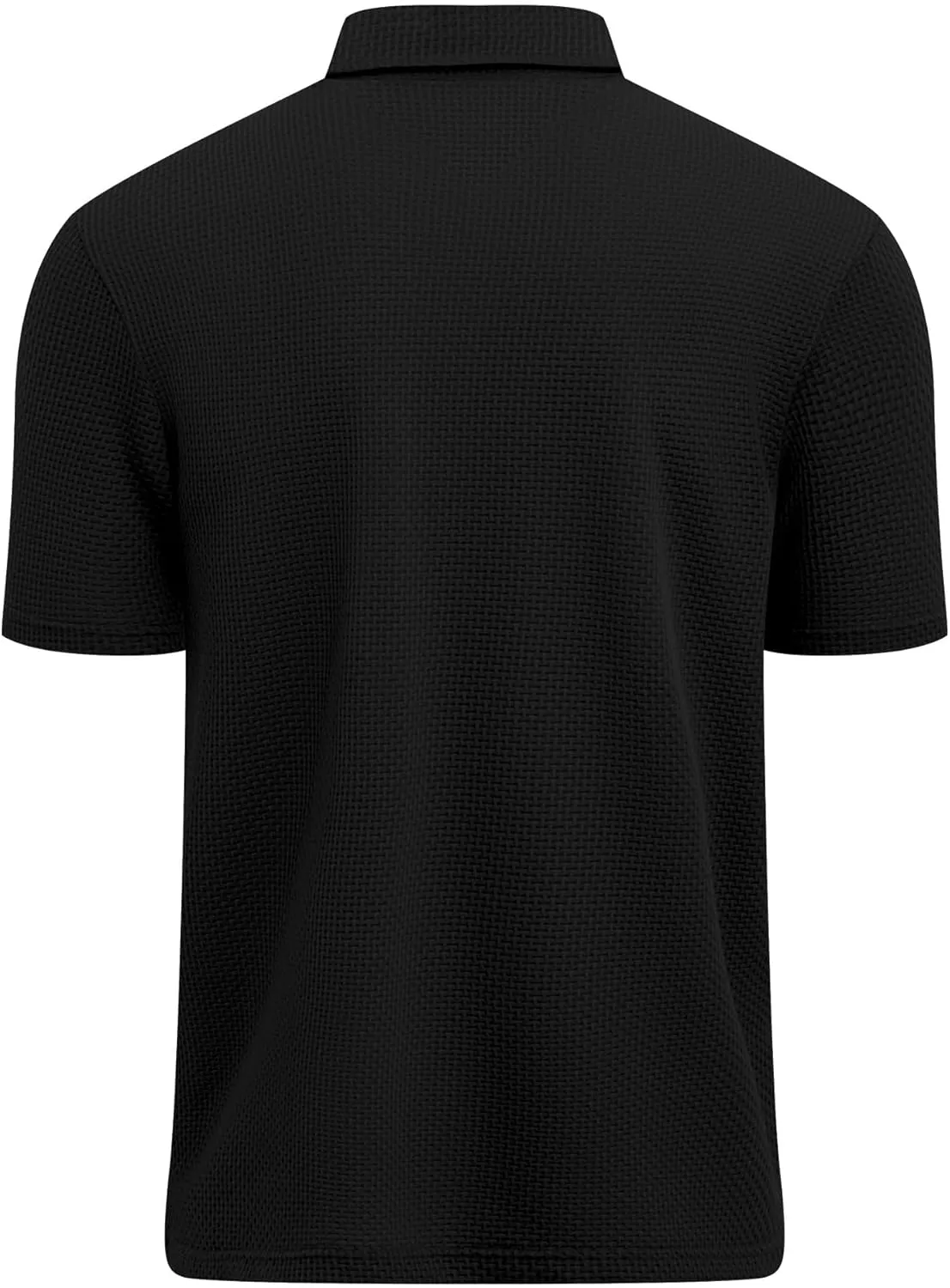 ZITY Mens Polo Shirts Short Sleeve Athletic Golf Polos Moisture Wicking Casual Polo Shirts for Men Jacquard Collared T Shirts